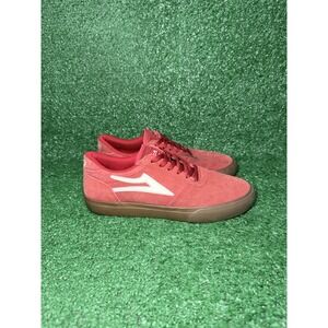 Lakai Manchester Mens Size 7 Womens 8.5 Suede Red‎ Skate Shoes Athletic Sneakers